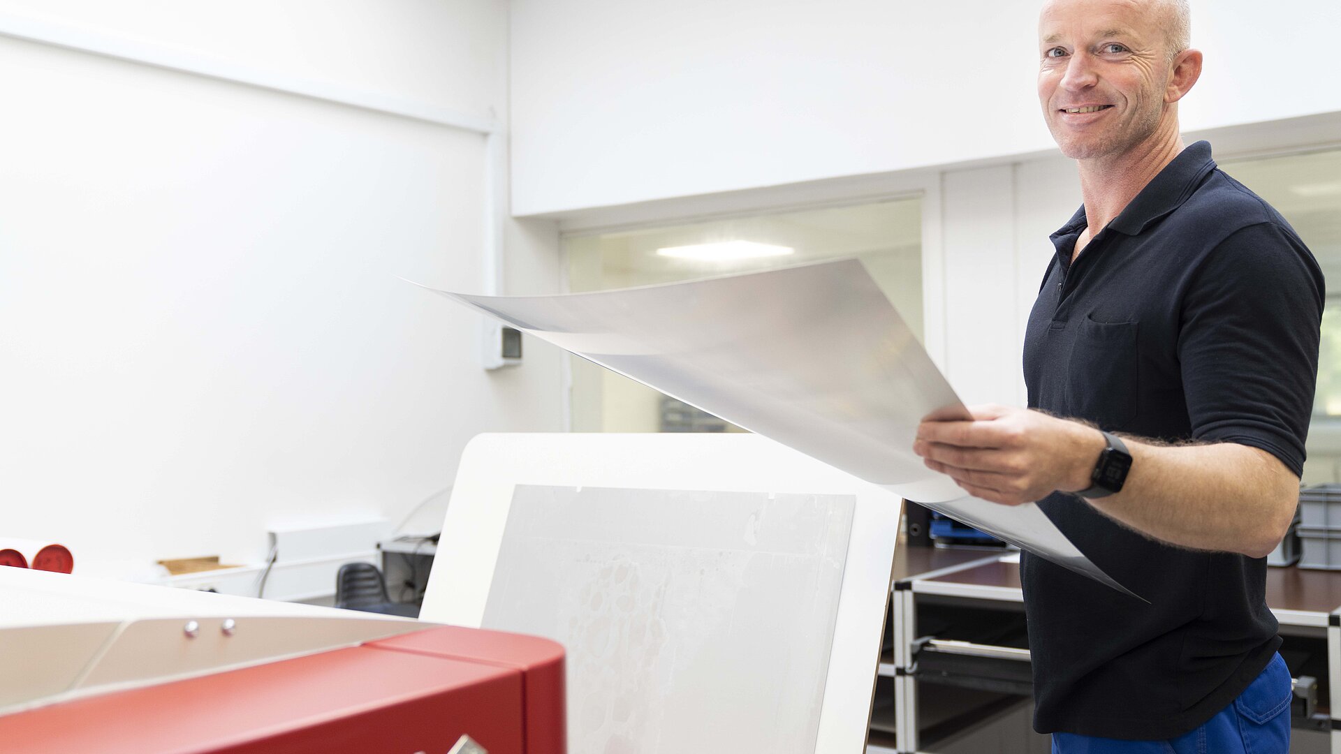 Personale med trykplade