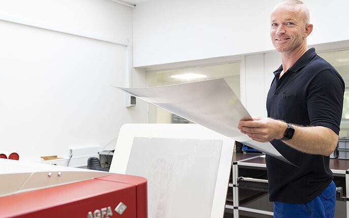 Personale med trykplade