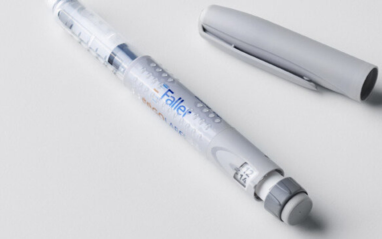 Labeling solutions by Faller Packaging for injection pens in the pharmaceutical industry