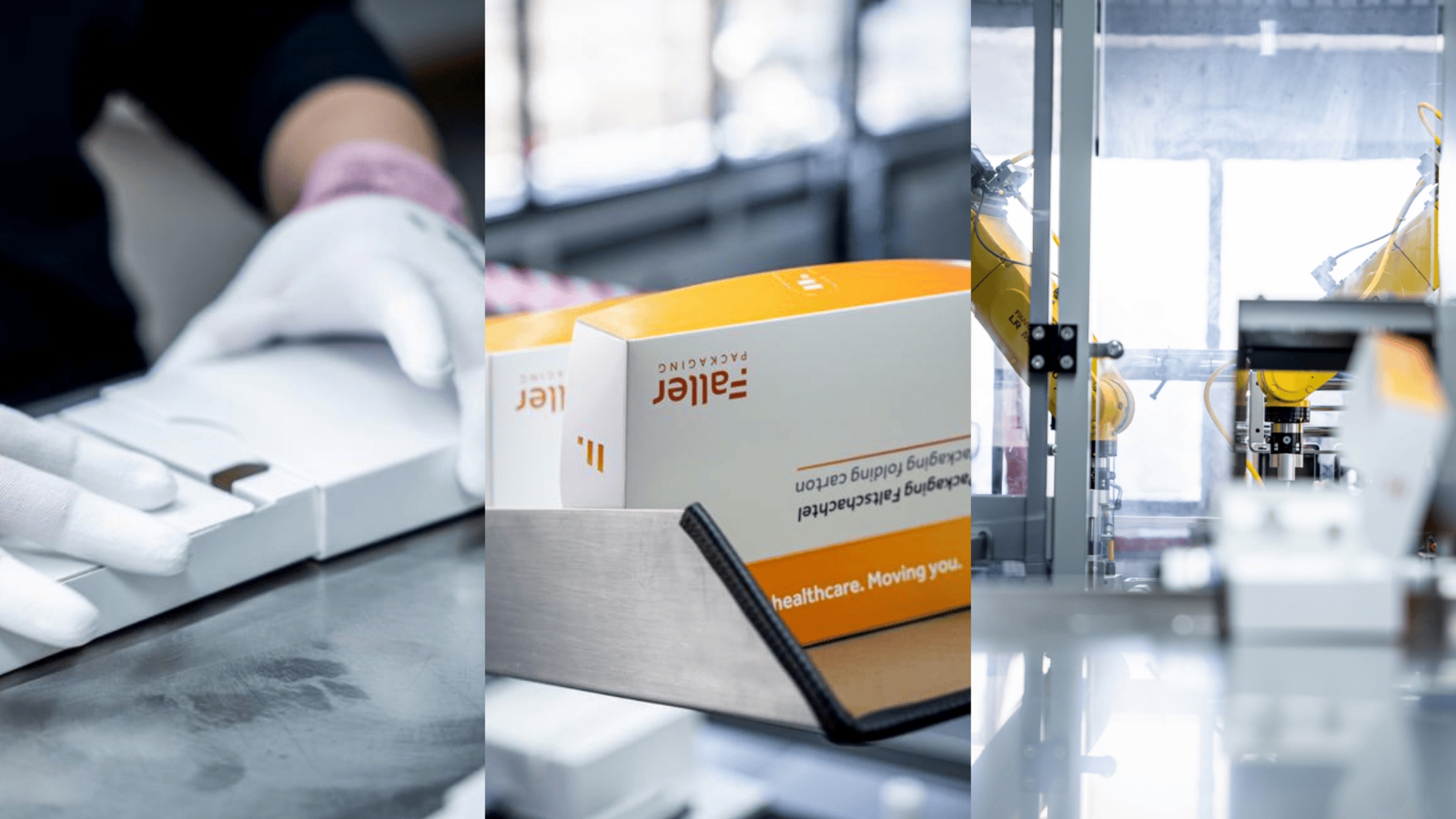 Pre-assembled pharmaceutical packaging produced in a quality-assured manufacturing environment. Designed to facilitate the transition from manual processes to automated packaging.