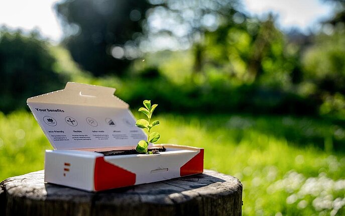 Nachhaltige Faltschachtel von Faller Packaging